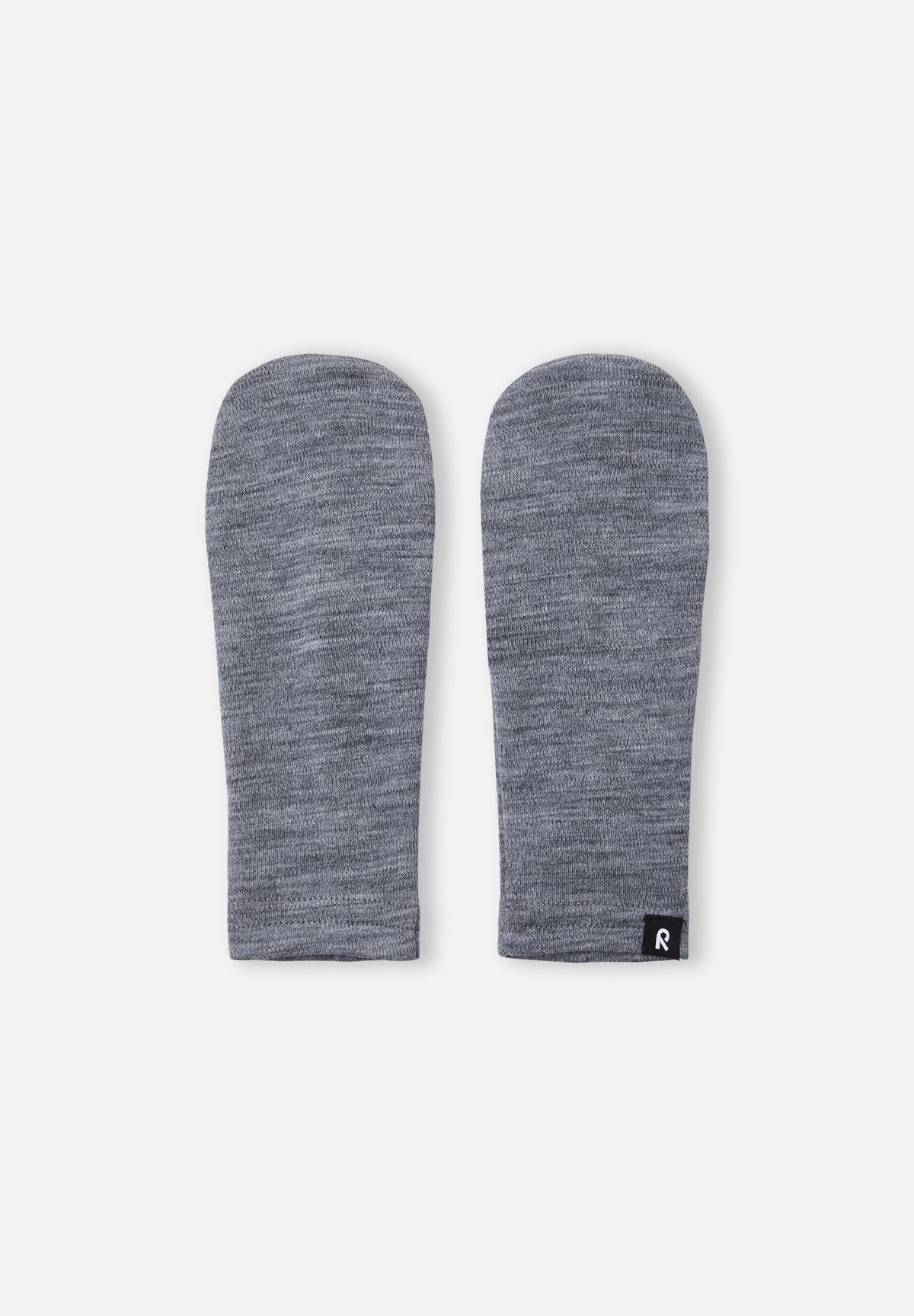 Eino Knit Wool Mittens - Grey Melange