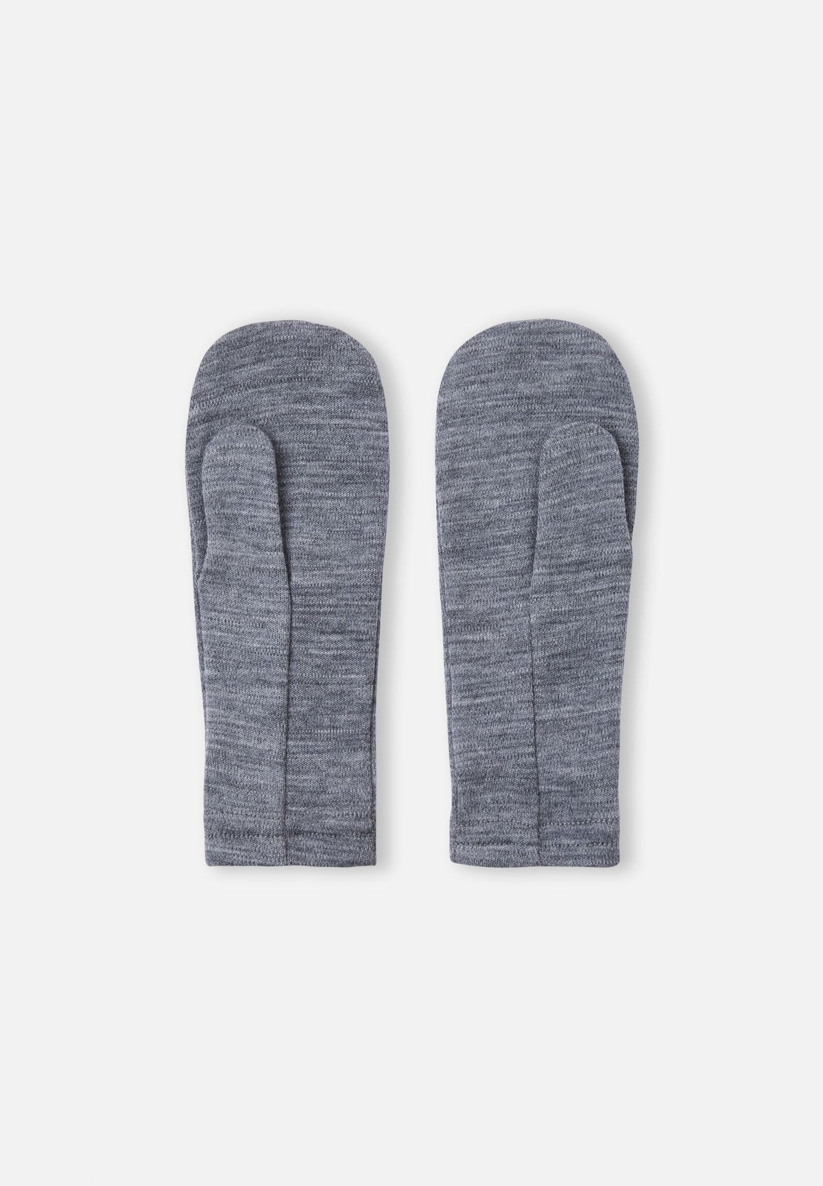 Eino Knit Wool Mittens - Grey Melange