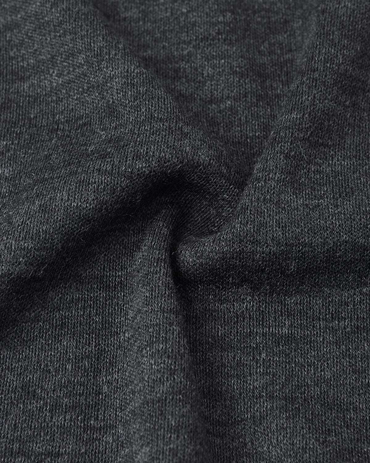 Eino Knit Wool Mittens - Black Melange
