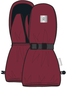 Ote ReimaTec Winter Mittens - Maroon