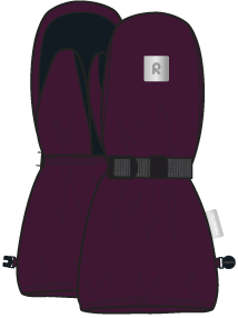 Ote ReimaTec Winter Mittens - Deep Purple