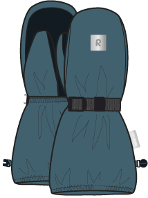 Ote ReimaTec Winter Mittens - Dark Teal