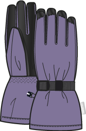 Tartu ReimaTec Winter Gloves - Misty Violet