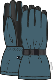 Tartu ReimaTec Winter Gloves - Dark Teal