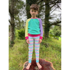 90's Neon Raglan Sleeve Terry Sweater-Slugs and Snails-Modern Rascals