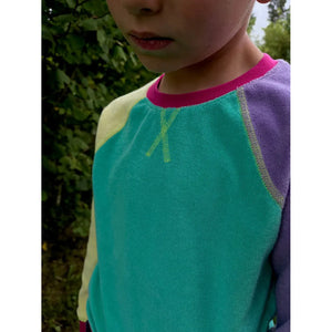 90's Neon Raglan Sleeve Terry Sweater-Slugs and Snails-Modern Rascals