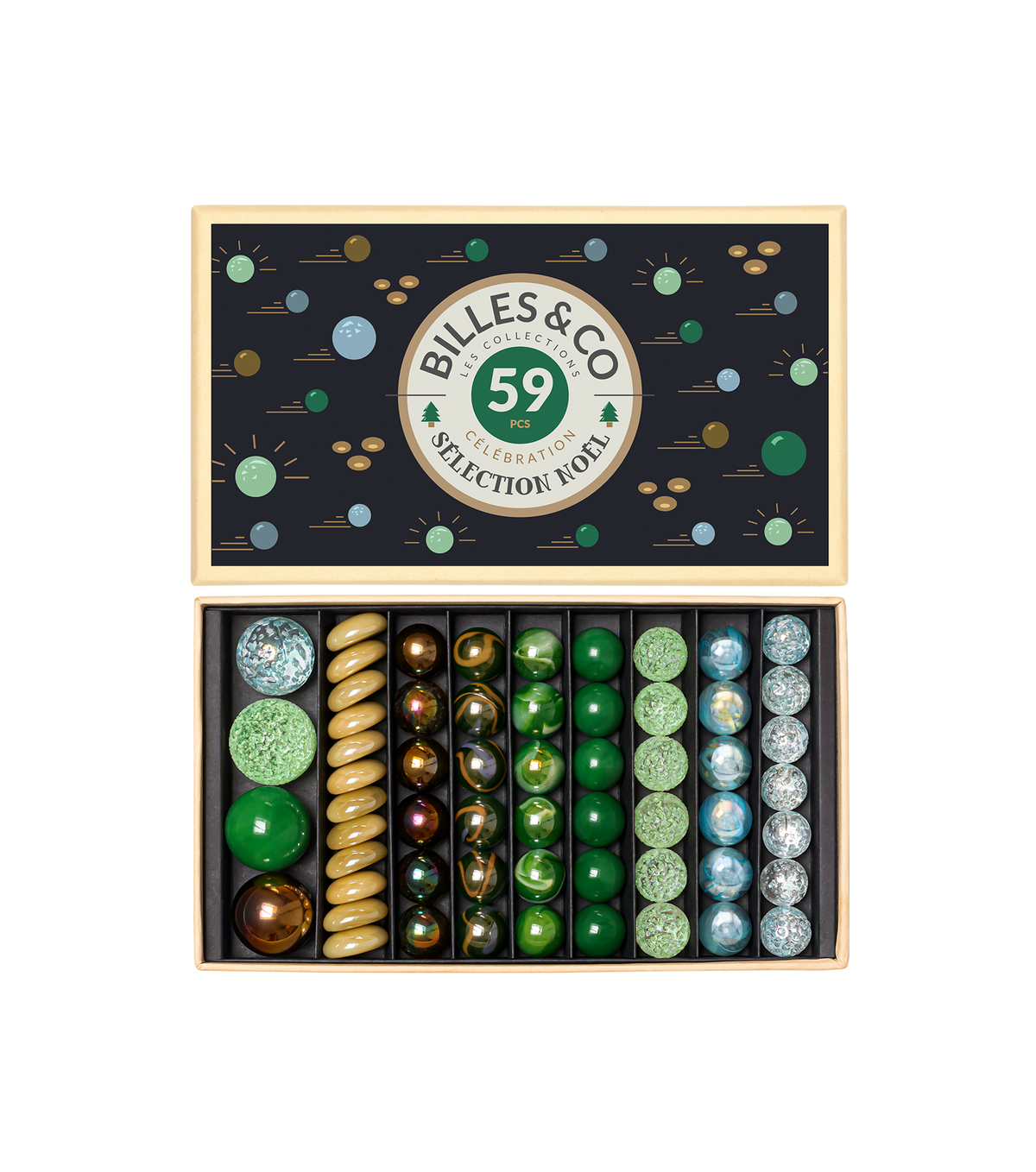 SECONDS - Billes & Co. Christmas Marbles