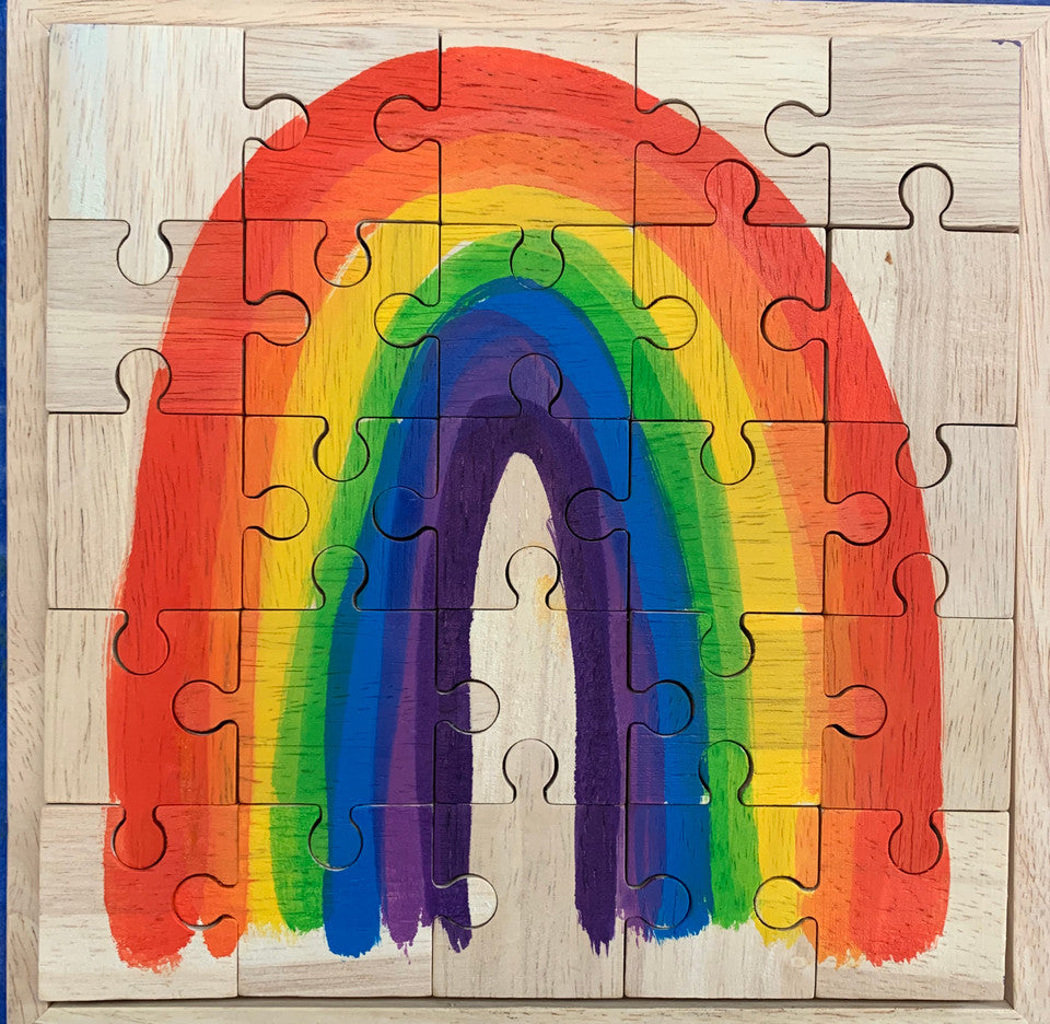 Puzzle - Bright Rainbow - 25 pieces