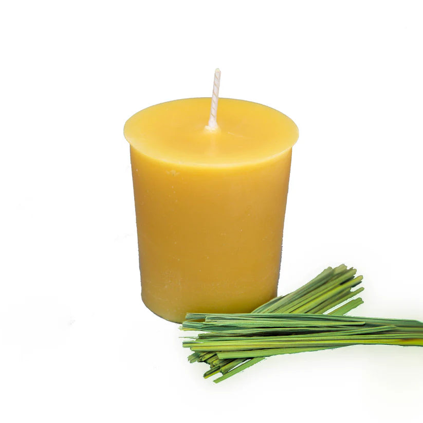 Honey Candles - Citronella Beeswax Votive Candle (single)