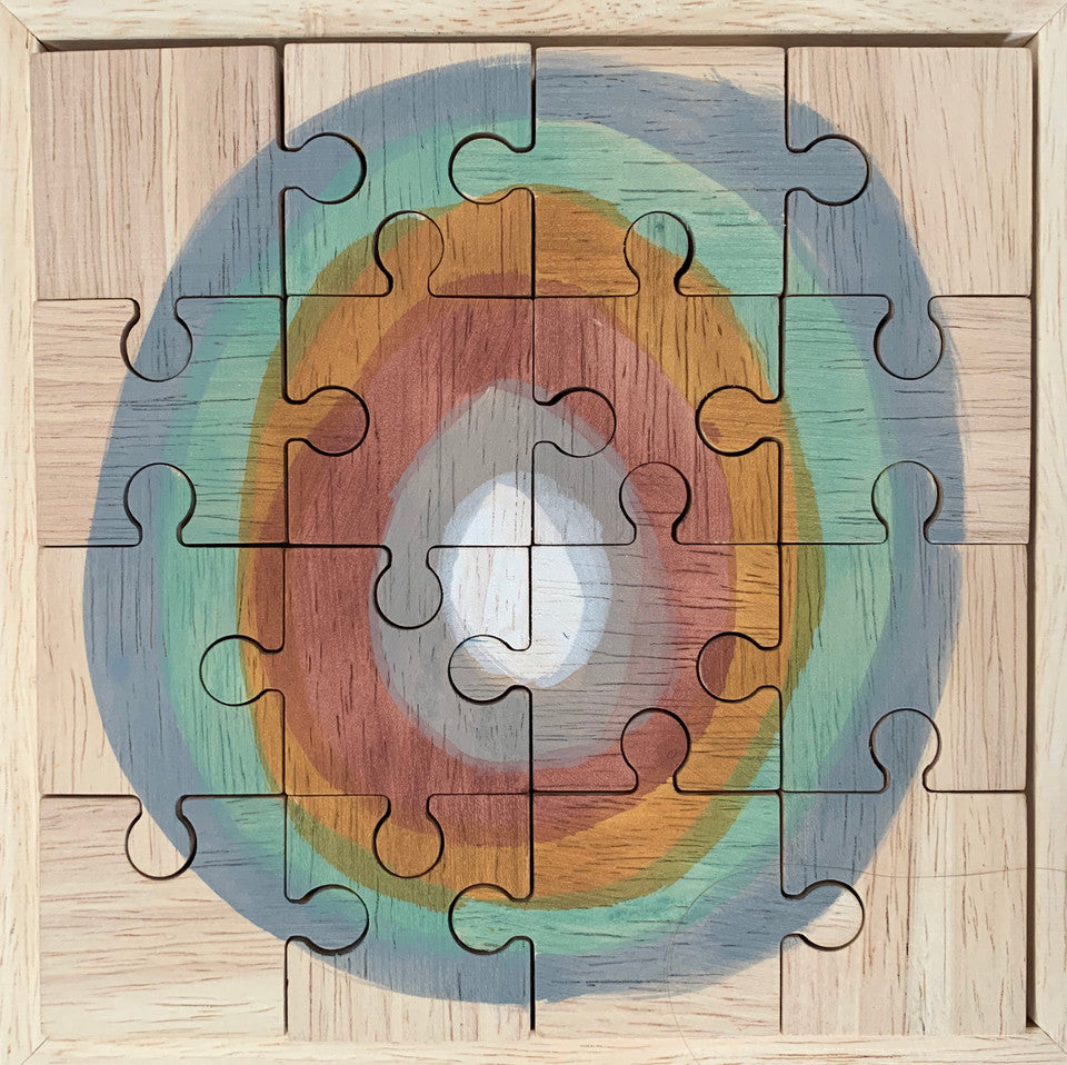 Puzzle - Earth Moon - 16 pieces