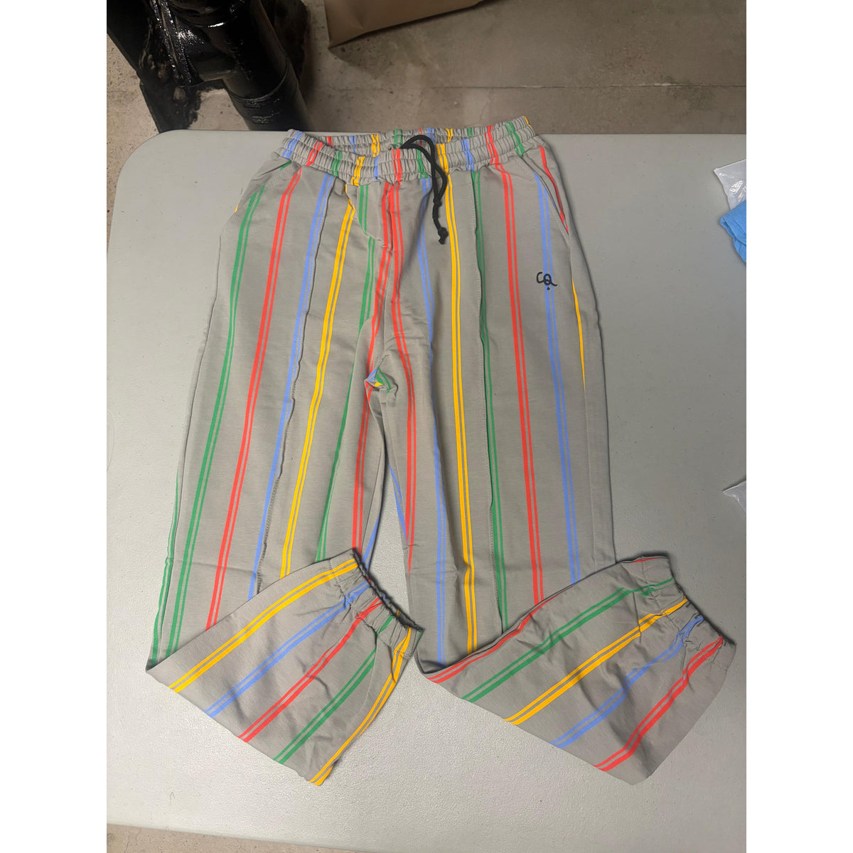 CARLIJNQ - Colour Stripes Joggers - Size 12-14 Years (164) - FITS LIKE 10-12