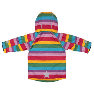 Acai Stripe Winter Jacket - 1 Left Size 9-10 years-Villervalla-Modern Rascals