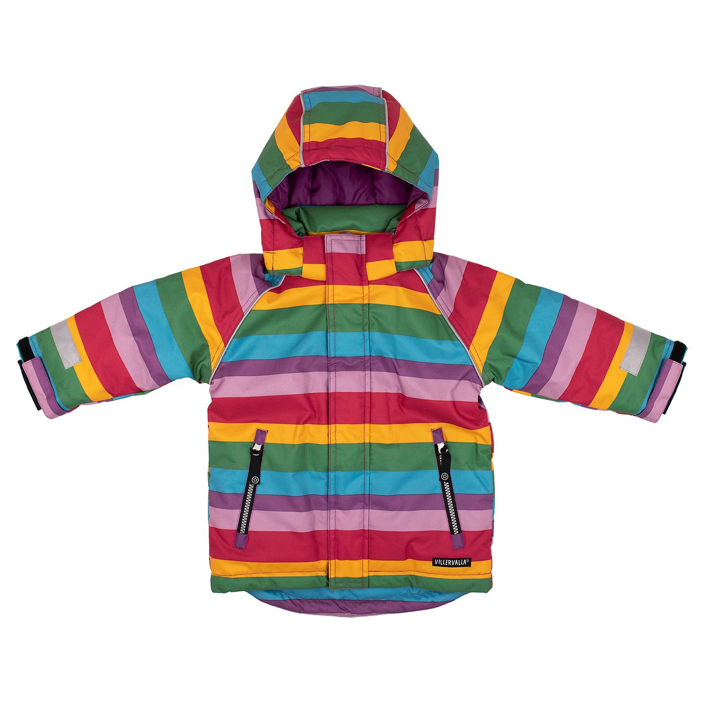 Acai Stripe Winter Jacket - 1 Left Size 9-10 years-Villervalla-Modern Rascals