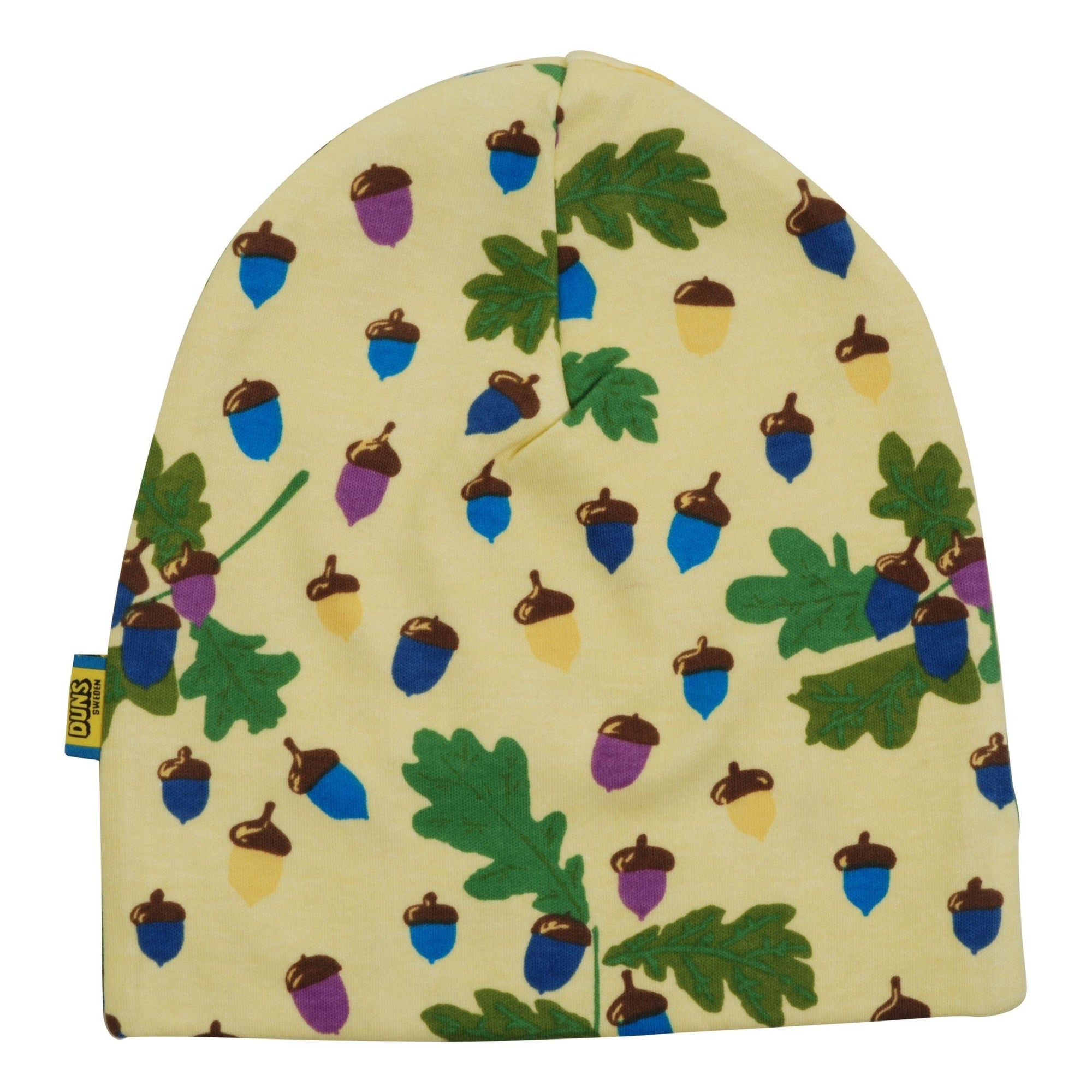 Acorns Double Layer Hat - Yellow - 1 Left Size 4-6 years-Duns Sweden-Modern Rascals