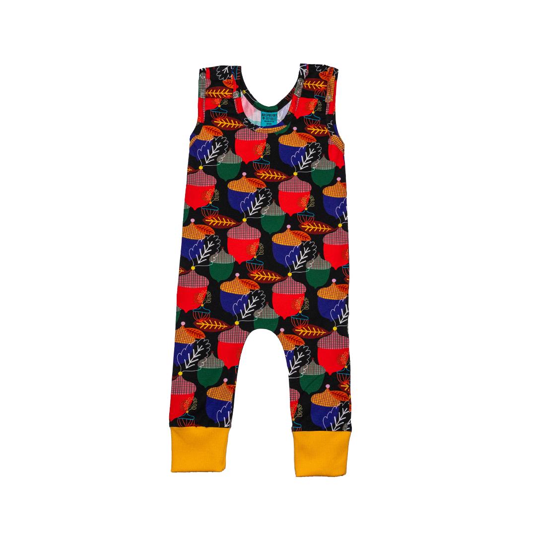 Acorns Dungarees - 1 Left Size 3-5 years-Raspberry Republic-Modern Rascals