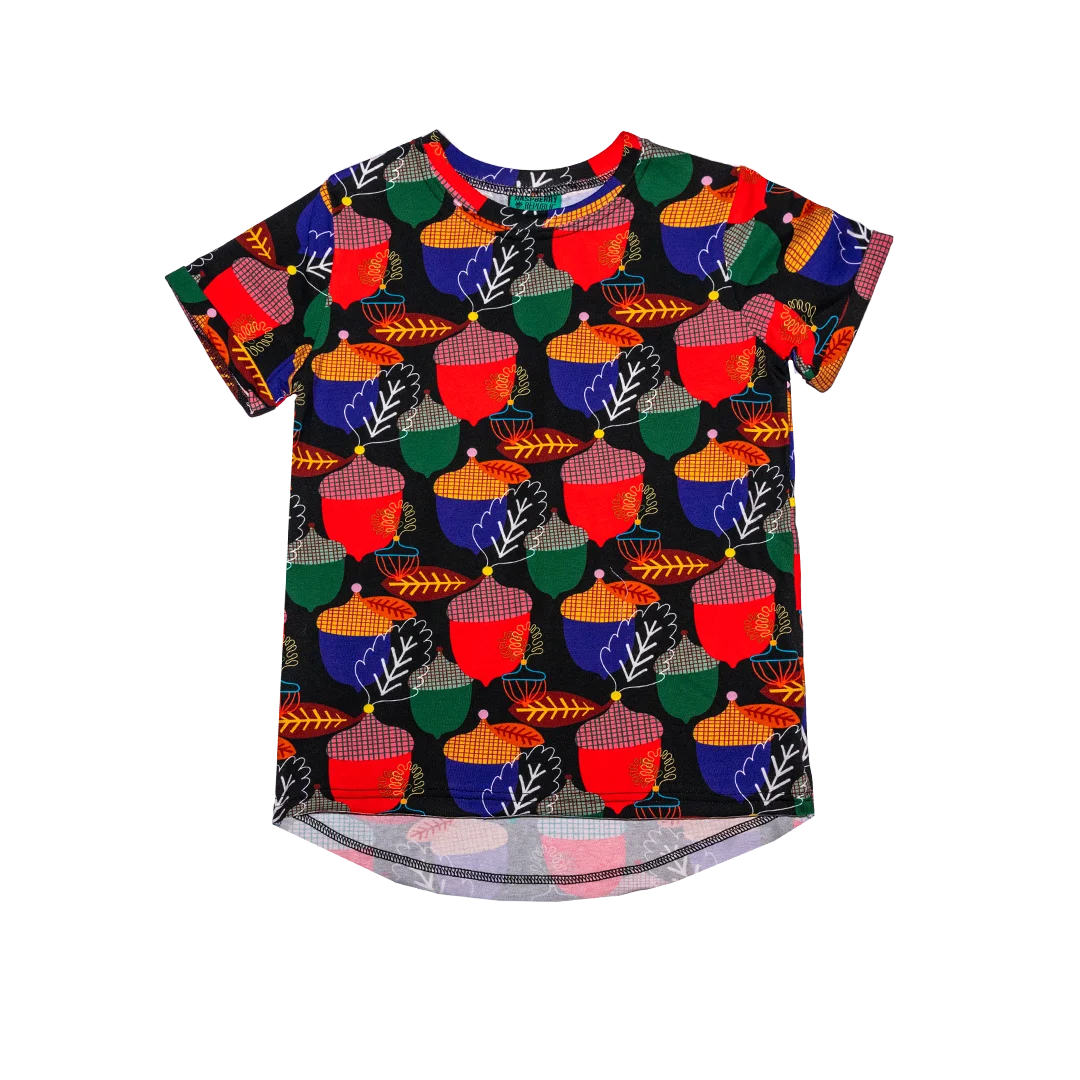 Acorns Short Sleeve Shirt-Raspberry Republic-Modern Rascals