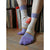 Adult Beige-Lilac Colour Block Woolfgang Wool Blend Socks-Fraulein Prusselise-Modern Rascals