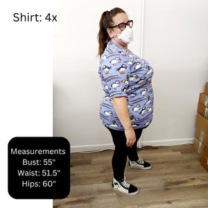 Adult's Amanita - Brown Long Sleeve Shirt - 2 Left Size 2XL & 3XL-Duns Sweden-Modern Rascals