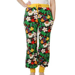 Adult's Autumn Flowers - Brown Baggy Pants - 2 Left Size XS & M-Duns Sweden-Modern Rascals