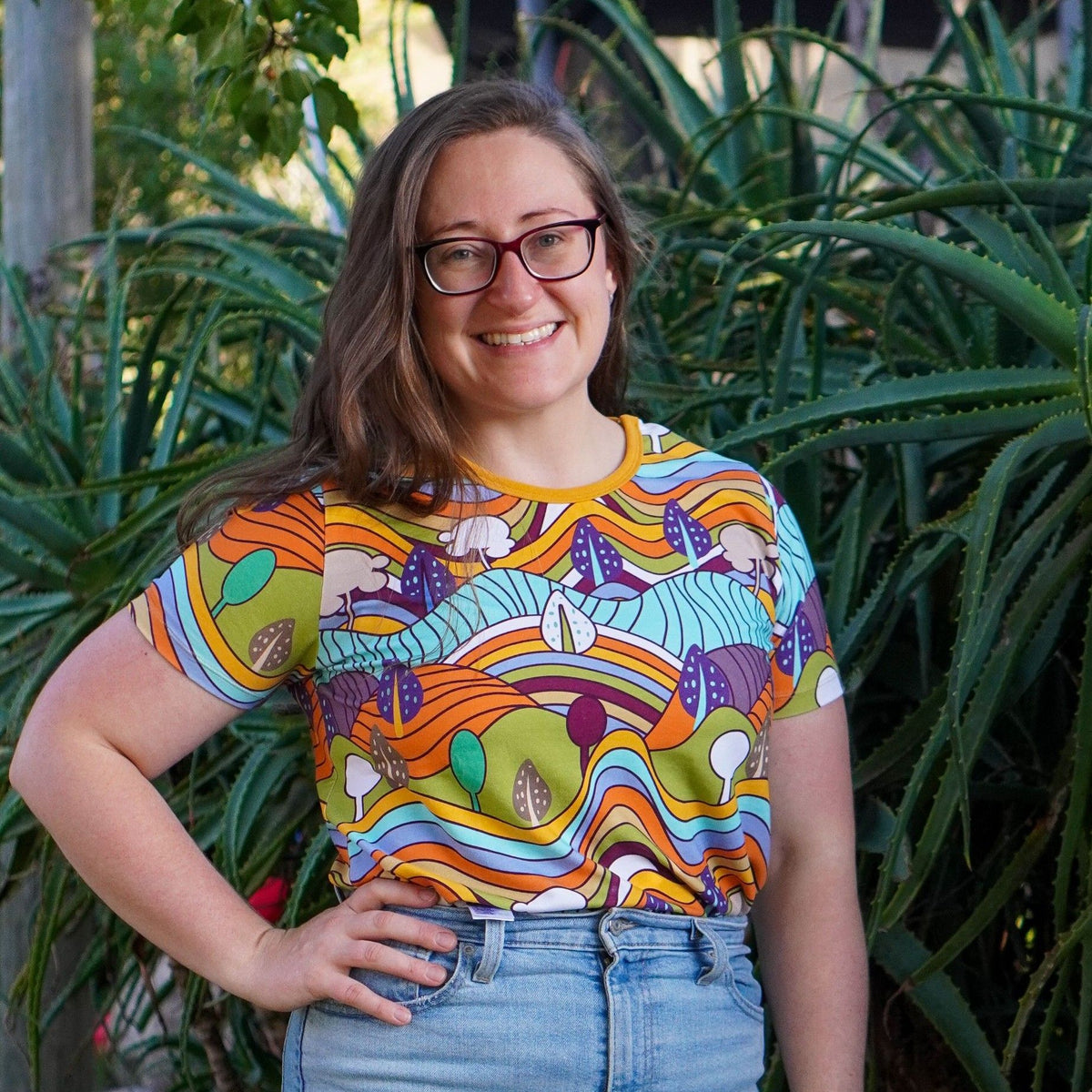 Adult's Autumn Hills Short Sleeve Shirt-Uddevalla Barn-Modern Rascals