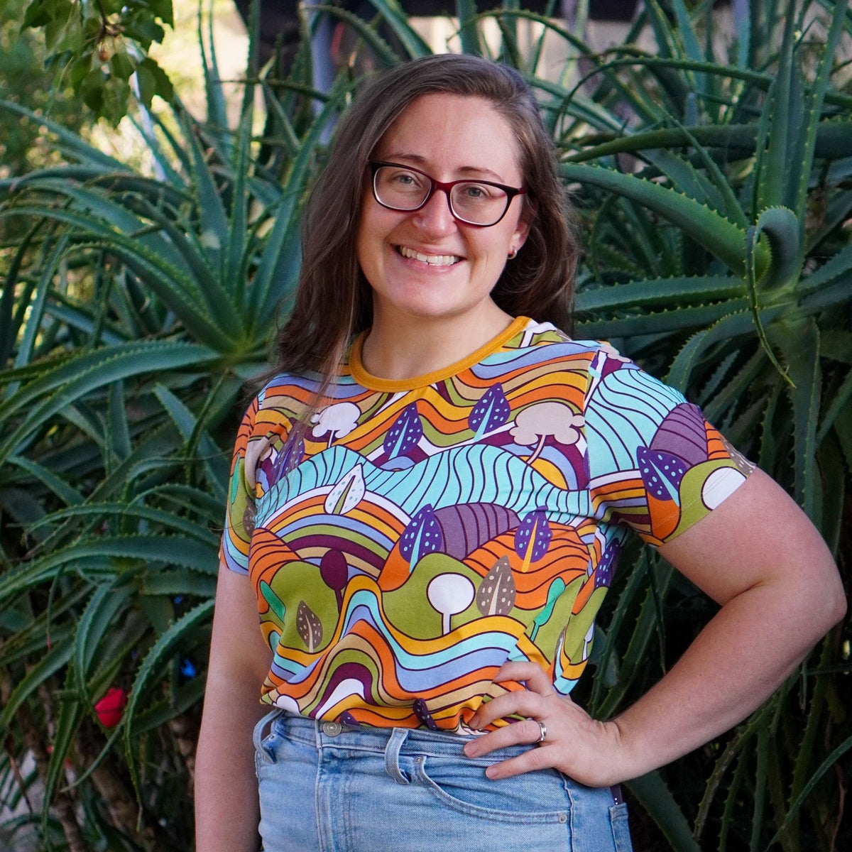 Adult's Autumn Hills Short Sleeve Shirt-Uddevalla Barn-Modern Rascals