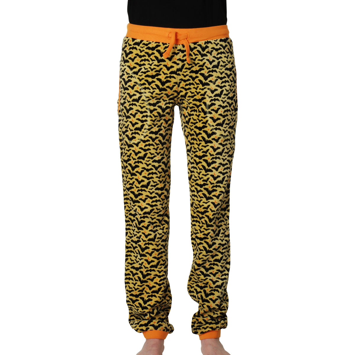 Adult's Bats Velour Baggy Pants - Apricot - 2 Left Size XS & 2XL-Duns Sweden-Modern Rascals