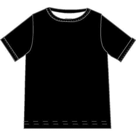 Adult's Black Short Sleeve Shirt-More Than A Fling-Modern Rascals