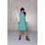 Adult's Blue Green Stripe Twiggy Dress - 1 Left Size L-Moromini-Modern Rascals