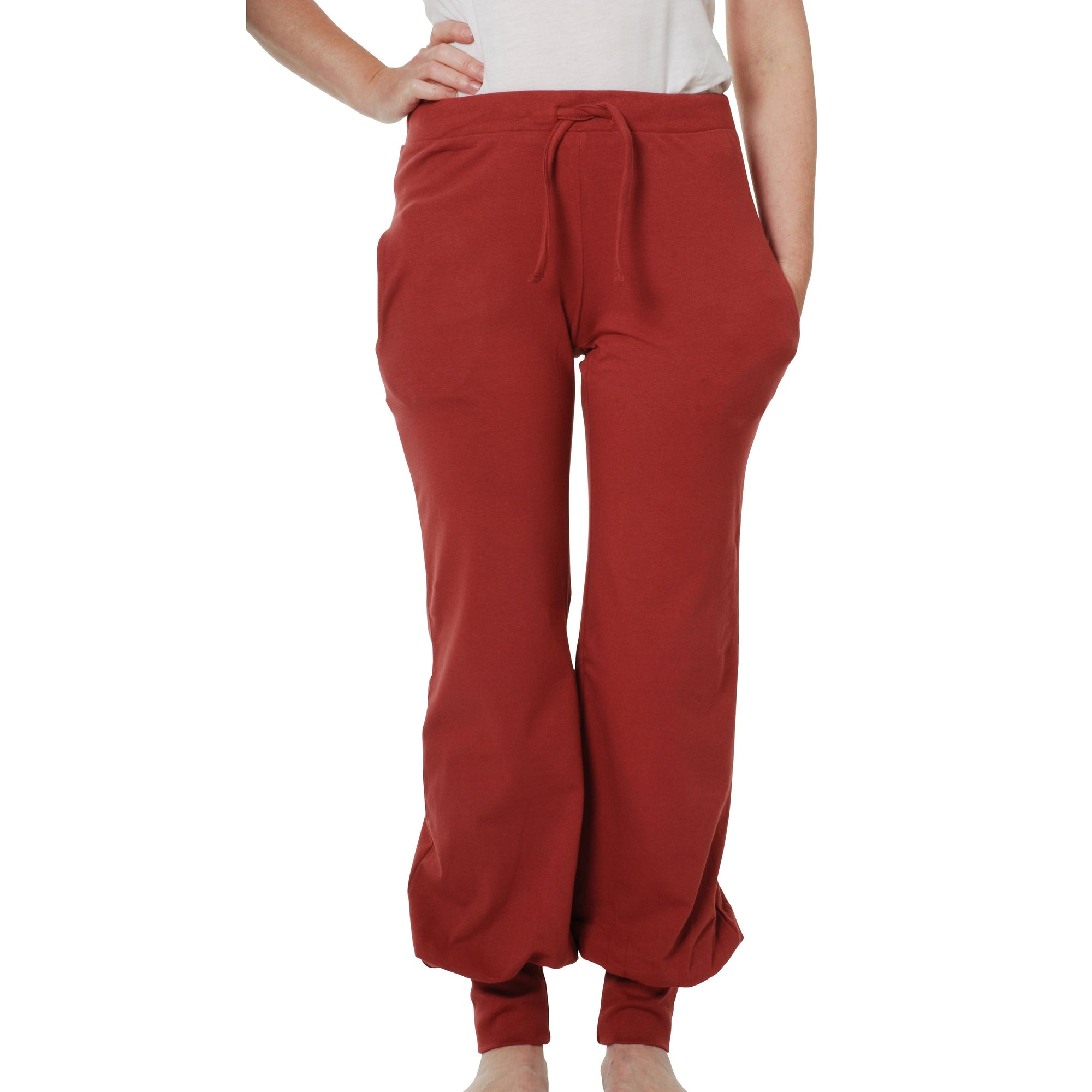 Adult's Brick Red Baggy Pants - 1 Left Size L-More Than A Fling-Modern Rascals