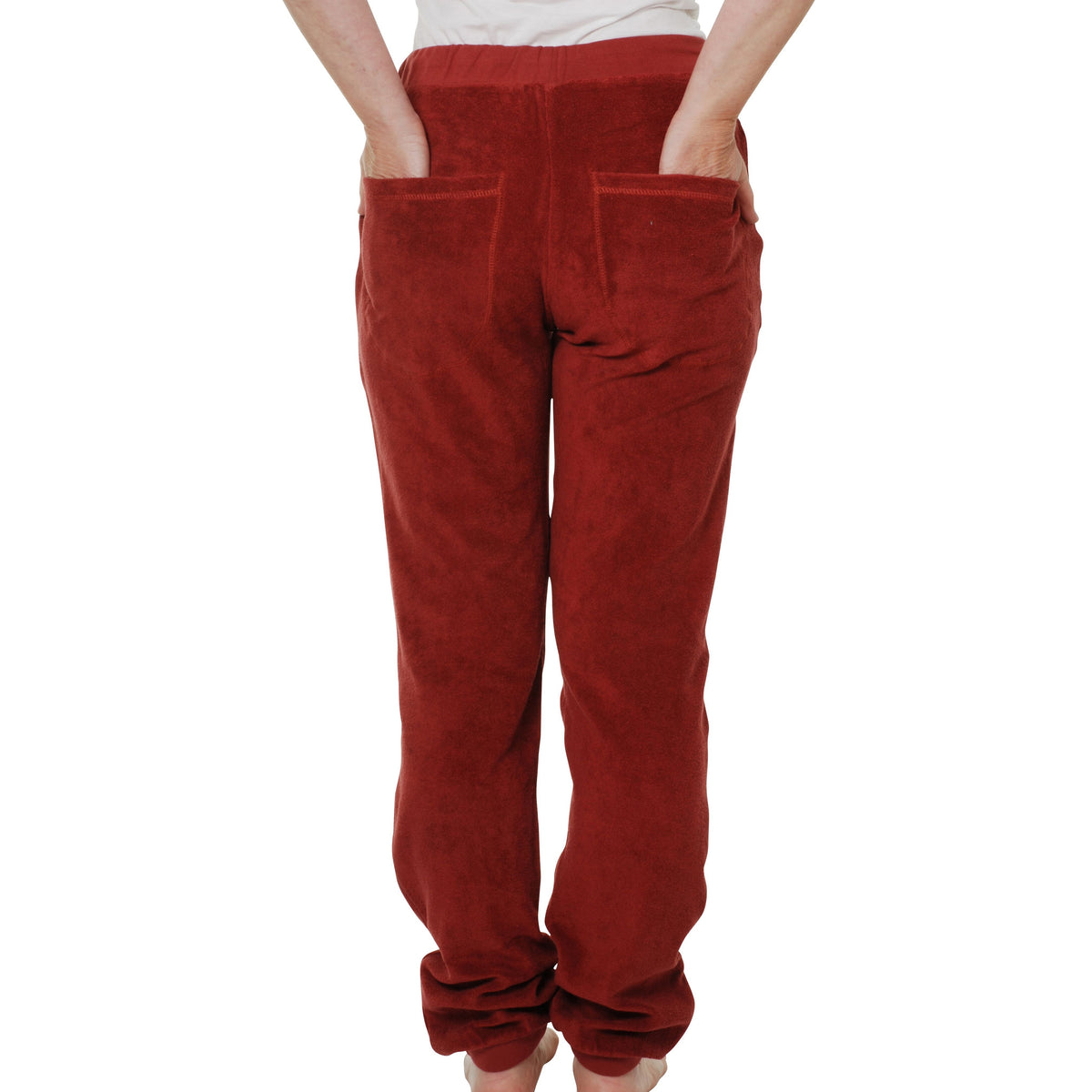 Adult's Brick Red Terry Trousers - 2 Left Size 3XL & 4XL-Duns Sweden-Modern Rascals