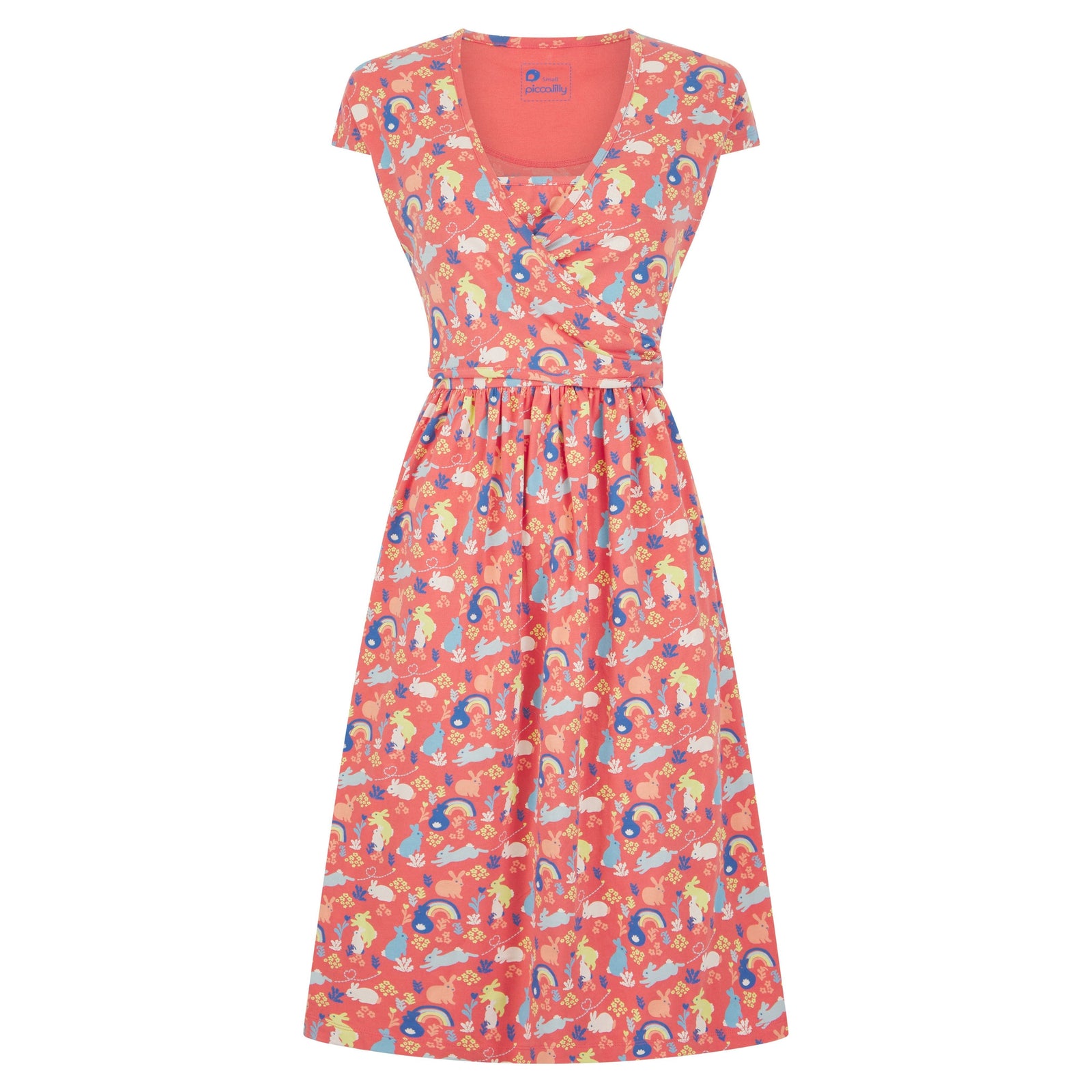 Adult's Bunny Hop Wrap Dress - 1 Left Size UK L-Piccalilly-Modern Rascals