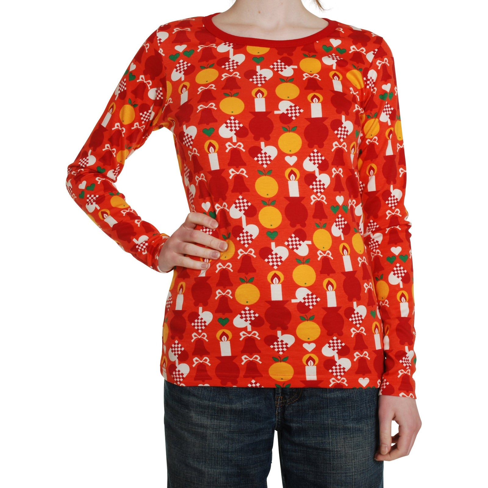 Adult's Candles Long Sleeve Shirt - 2 Left Size S & 4XL-Duns Sweden-Modern Rascals