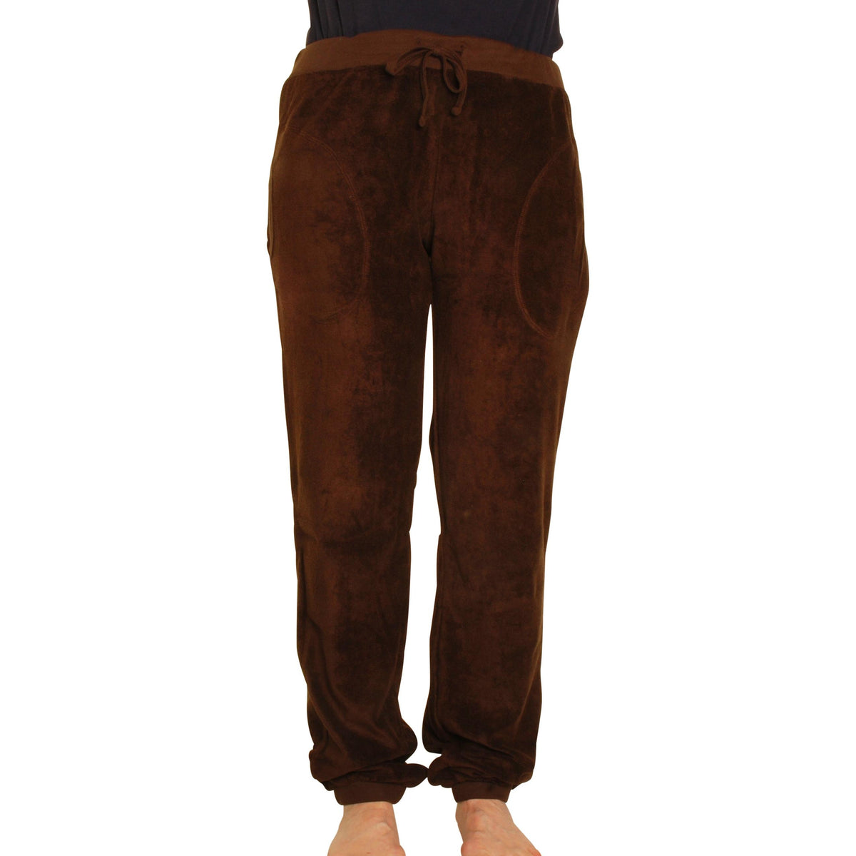 Adult's Chocolate Brown Terry Trousers - 1 Left Size 2XL-Duns Sweden-Modern Rascals