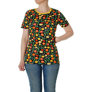 Adult's Citrus - Black Short Sleeve Shirt - 2 Left Size XS & 2XL-Duns Sweden-Modern Rascals