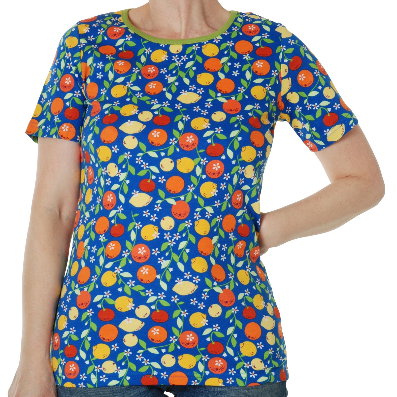 Adult's Citrus - Blue Short Sleeve Shirt - 1 Left Size 3XL-Duns Sweden-Modern Rascals