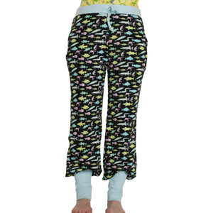 Adult's Fish - Black Baggy Pants - 1 Left Size S-Duns Sweden-Modern Rascals