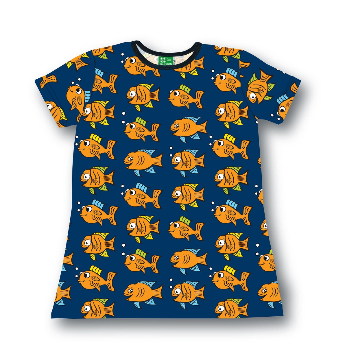 Adult's Fishs Short Sleeve Shirt - 1 Left Size S-Naperonuttu-Modern Rascals