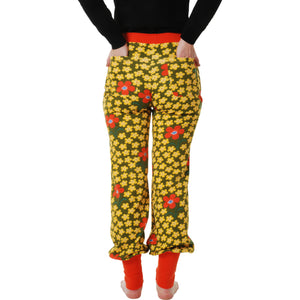 Adult's Flower Olive Baggy Pants - 1 Left Size XL-Duns Sweden-Modern Rascals