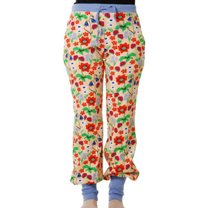 Adult's Flowers - Apricot Baggy Pants - 2 Left Size XL-Duns Sweden-Modern Rascals
