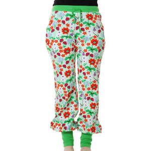 Adult's Flowers - Bay Green Baggy Pants - 1 Left Size XS-Duns Sweden-Modern Rascals