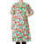 Adult's Flowers - Bay Green Short Sleeve Wrap Dress-Duns Sweden-Modern Rascals