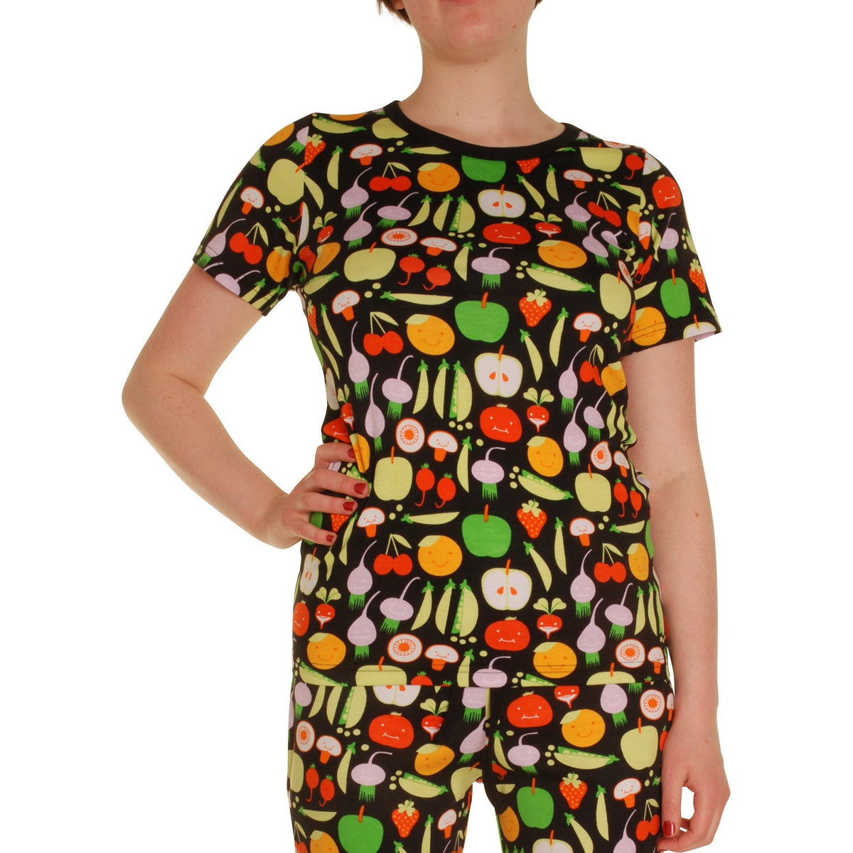 Adult's Harvest - Black Short Sleeve Shirt-Duns Sweden-Modern Rascals