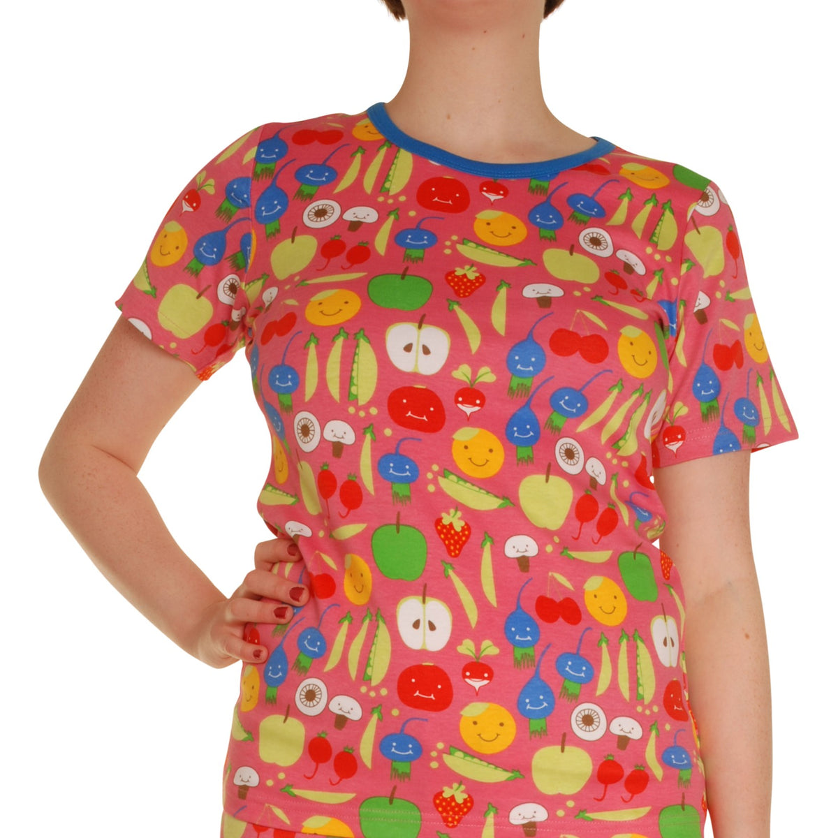 Adult's Harvest - Pink Short Sleeve Shirt-Duns Sweden-Modern Rascals