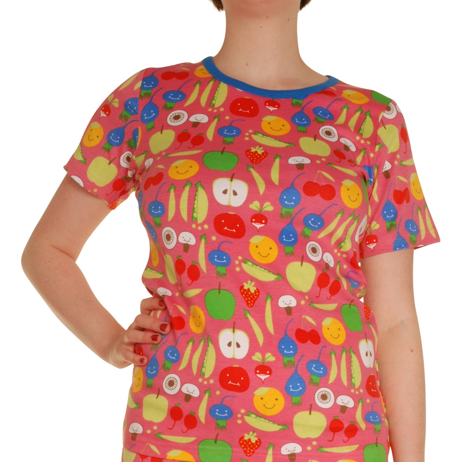 Adult's Harvest - Pink Short Sleeve Shirt-Duns Sweden-Modern Rascals