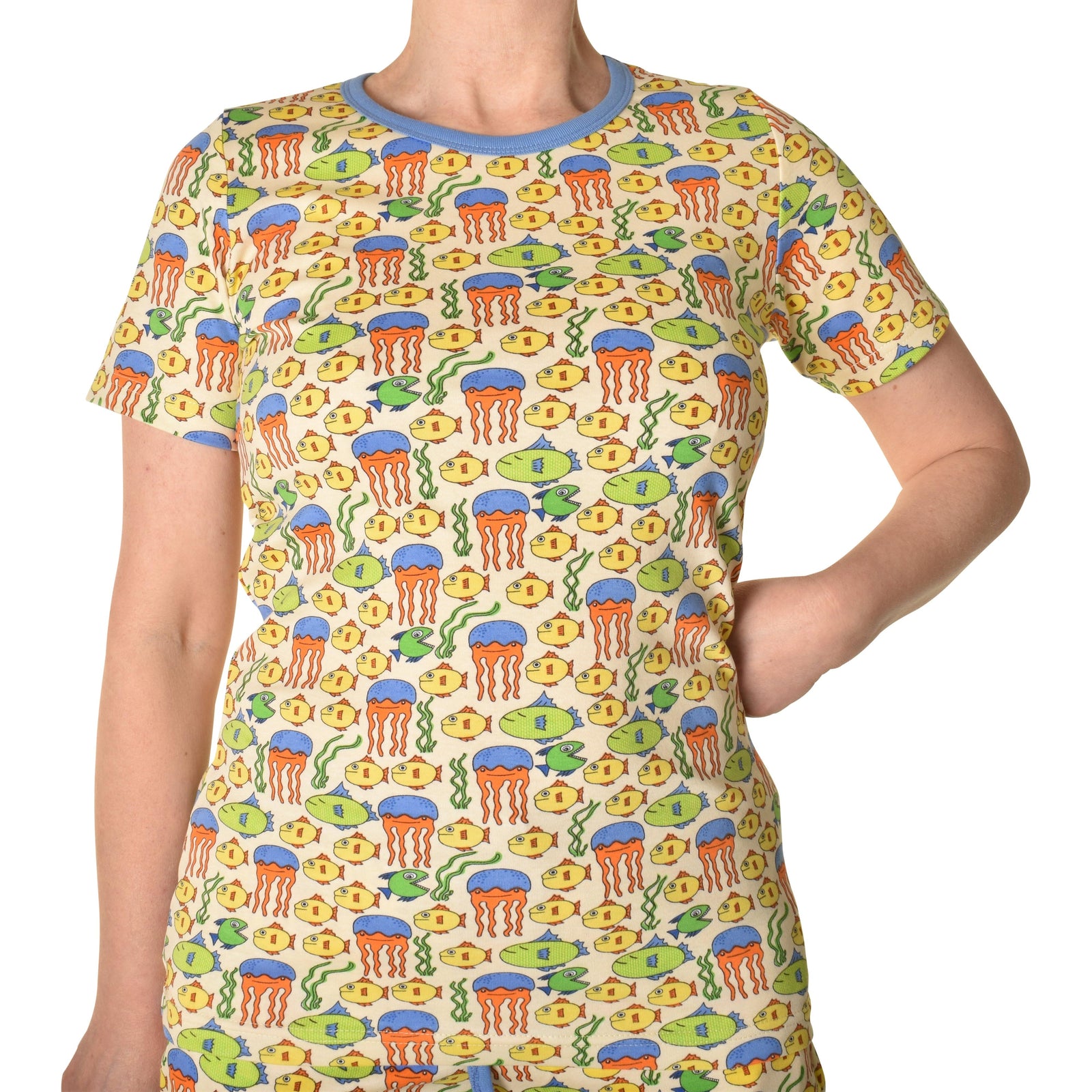 Adult's Jellyfish Short Sleeve Shirt - 2 Left Size S & M-Duns Sweden-Modern Rascals
