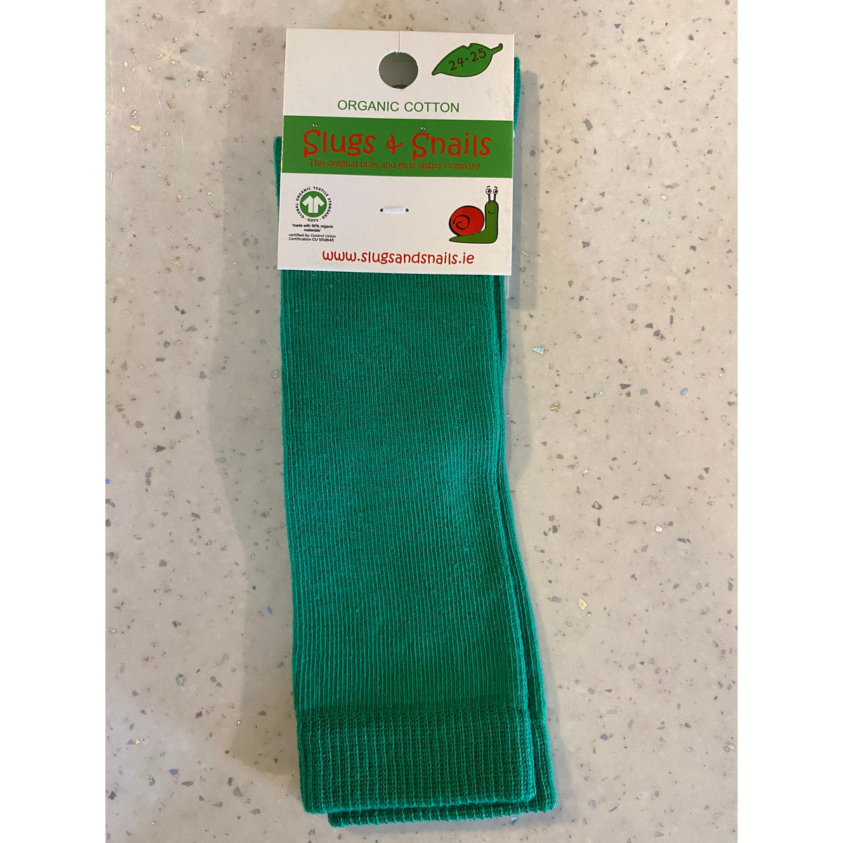 Adult's Jungle Knee Socks - 1 Left Size 36-38 EU-Slugs and Snails-Modern Rascals