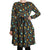 Adult's Mini Mother Earth Long Sleeve Dress With Gathered Skirt-Duns Sweden-Modern Rascals