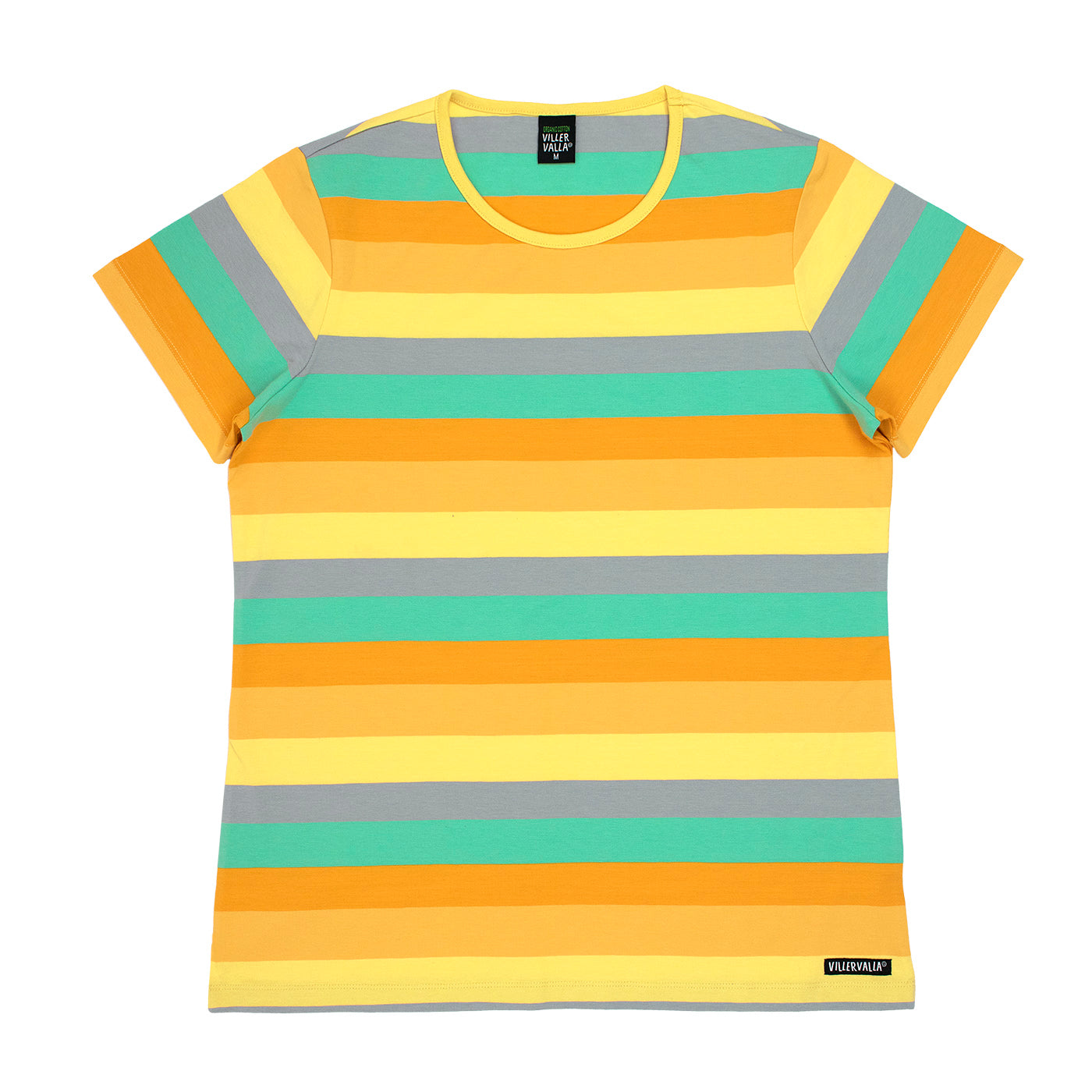Adult's Multi Stripe Short Sleeve Shirt in Sunset - 2 Left Size S & XL-Villervalla-Modern Rascals