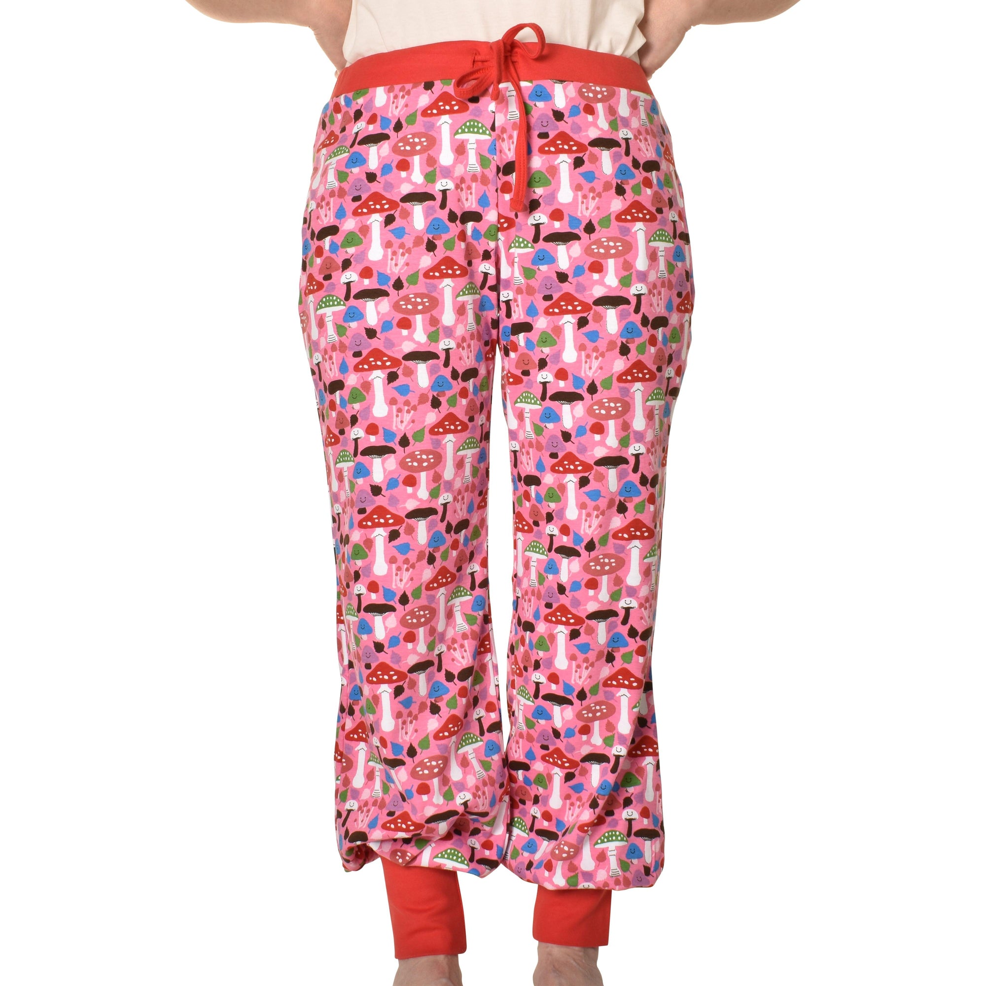 Adult's Mushroom - Pink Baggy Pants-Duns Sweden-Modern Rascals
