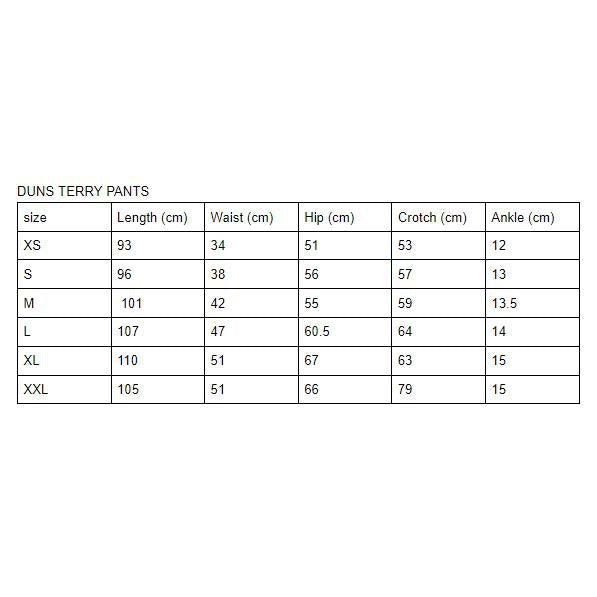 Adult's Orange Terry Trousers - 1 Left Size XS-Duns Sweden-Modern Rascals